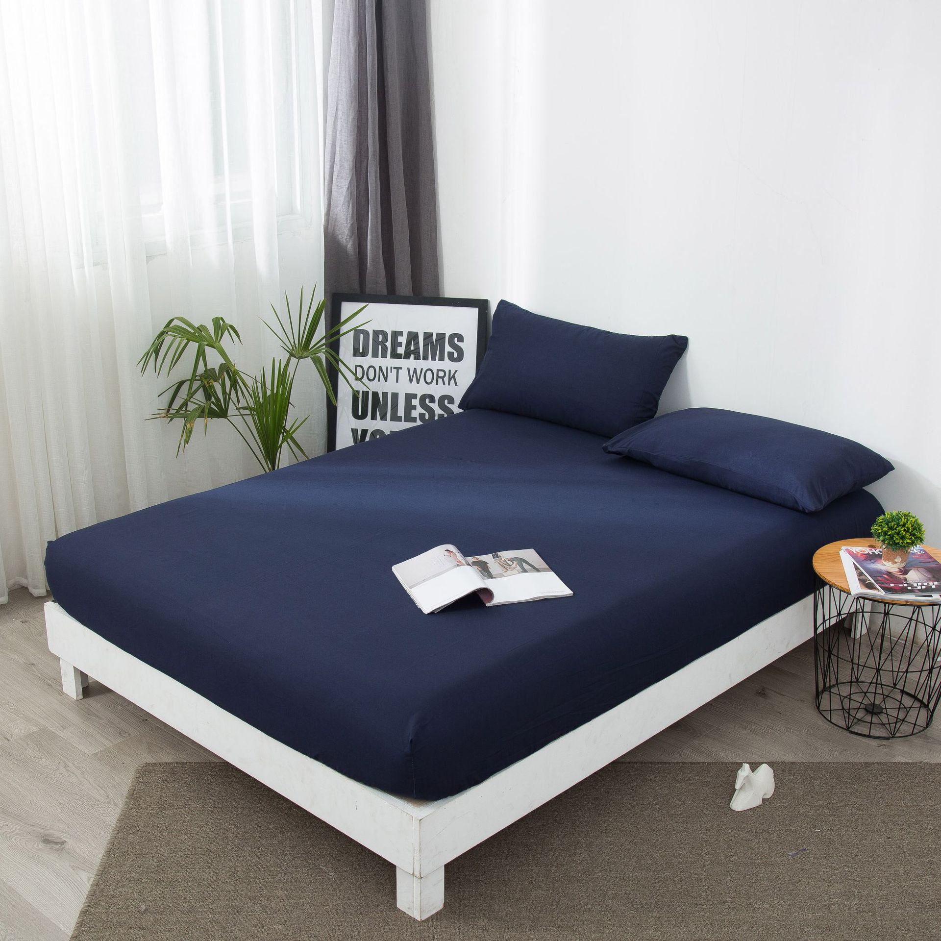 Extra Large Size Range Breathable Brushed Polyester Fitted Mattress Protector Light Weight Water Repellent