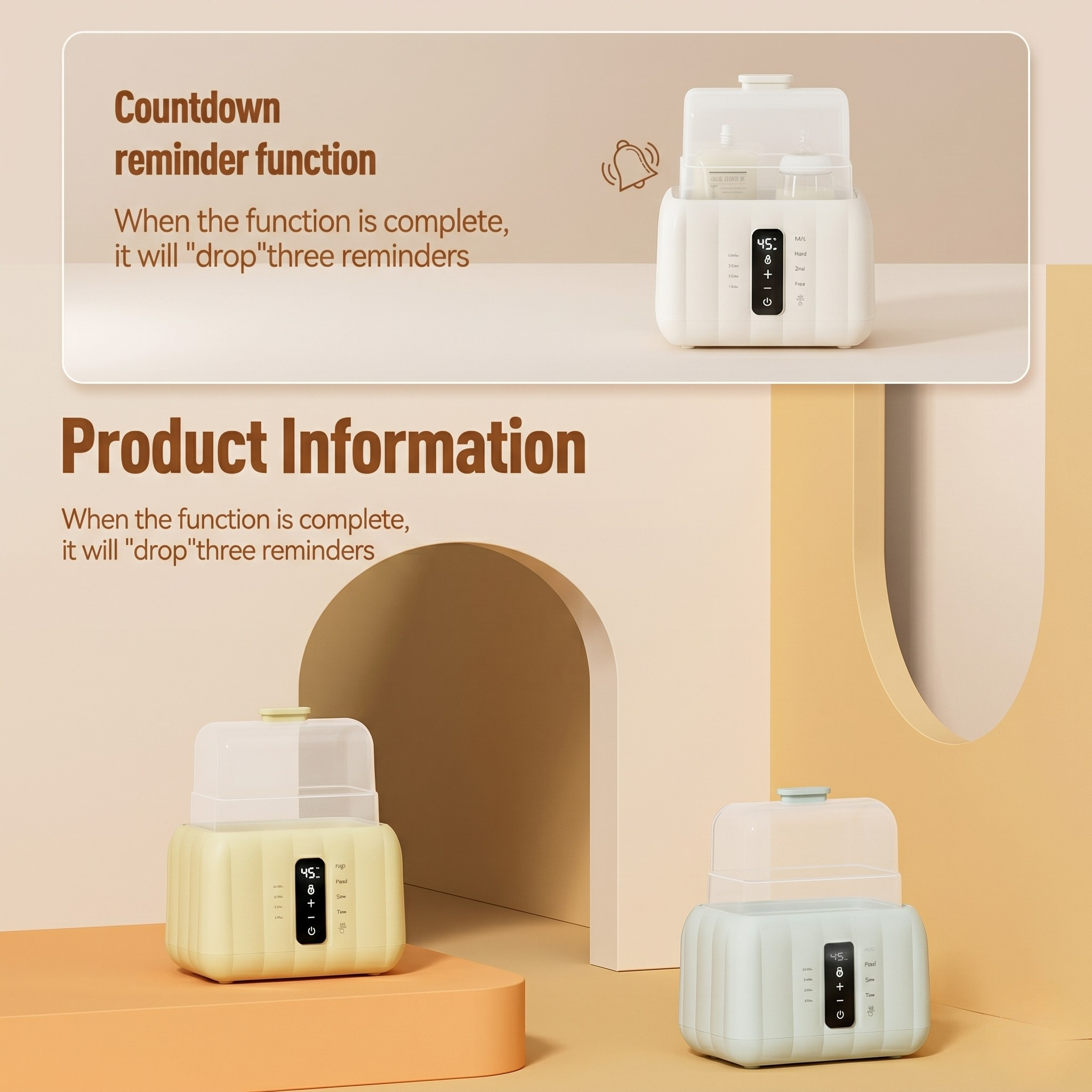 Multifunctional Smart Baby Milk Warmer & Sterilizer