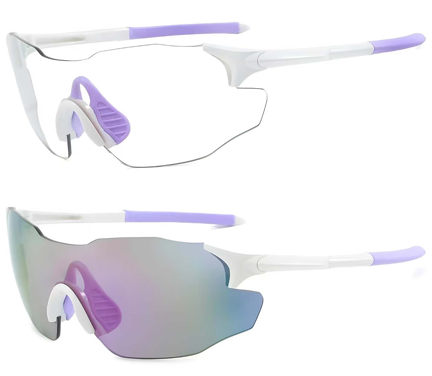BS2607-0678_White_Aviator_Plastic_Photochromic Glasses_corner-2