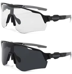 BS2607-0658_Black_Aviator_Plastic_Photochromic Glasses_corner-2