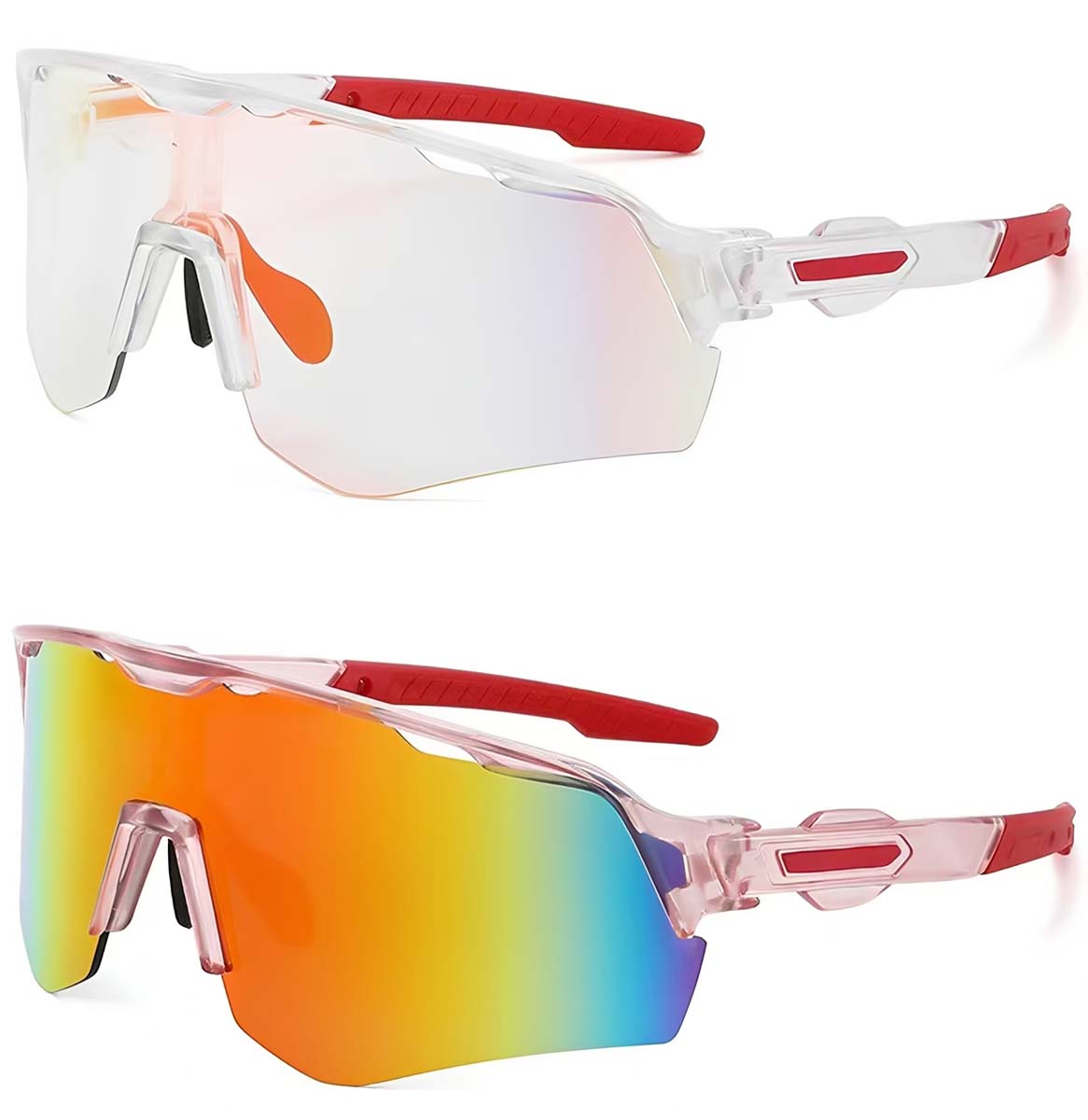 BS2607-0659_Transparent_Aviator_Plastic_Photochromic Glasses_corner-2