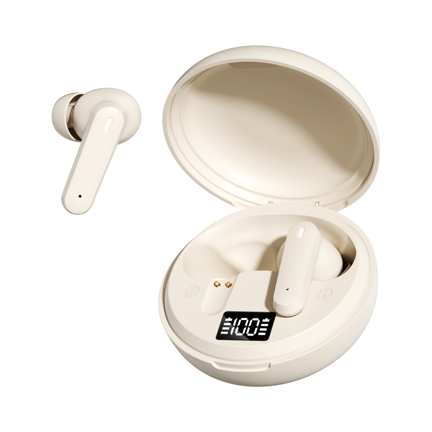 True Wireless Earbuds with LED Battery Display & Bass Boost Model#M164