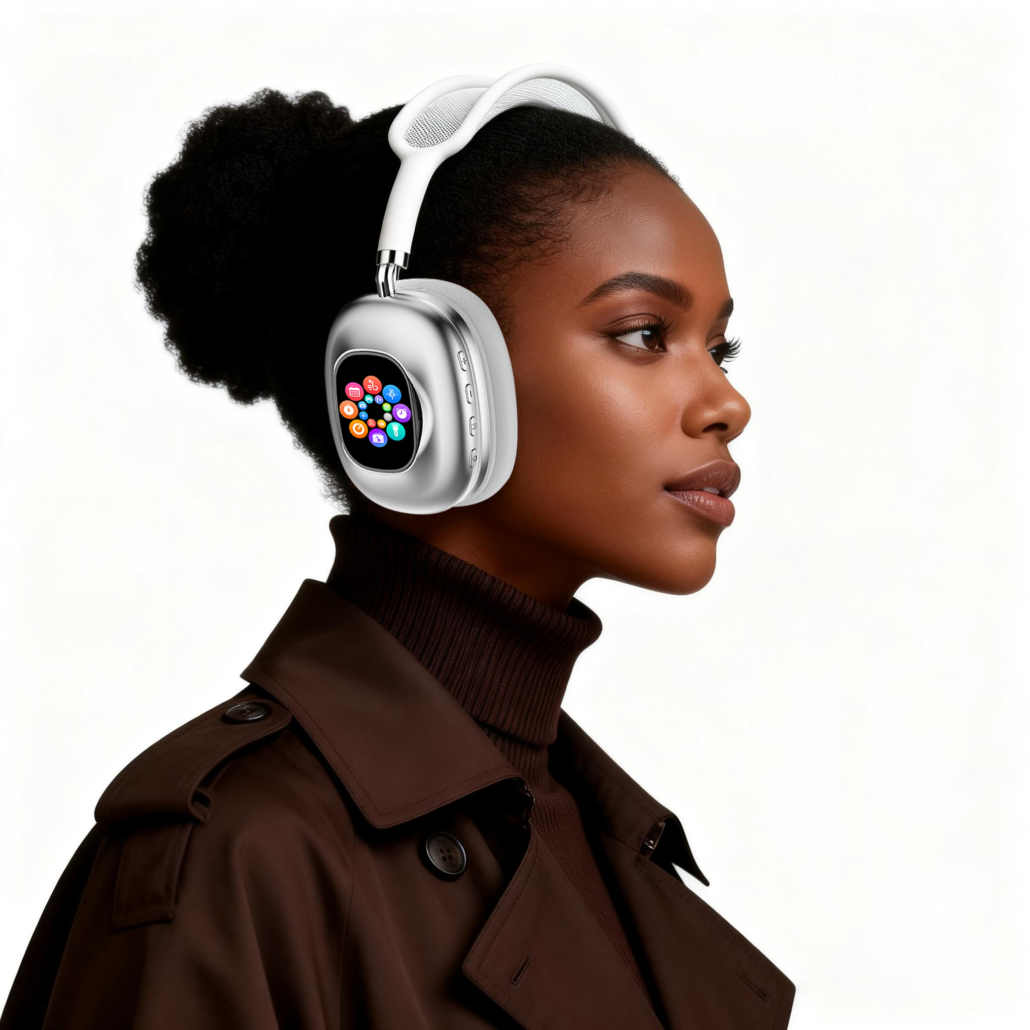 Touchscreen Wireless Bluetooth Headphones - Long Battery Life - AKZMAX800