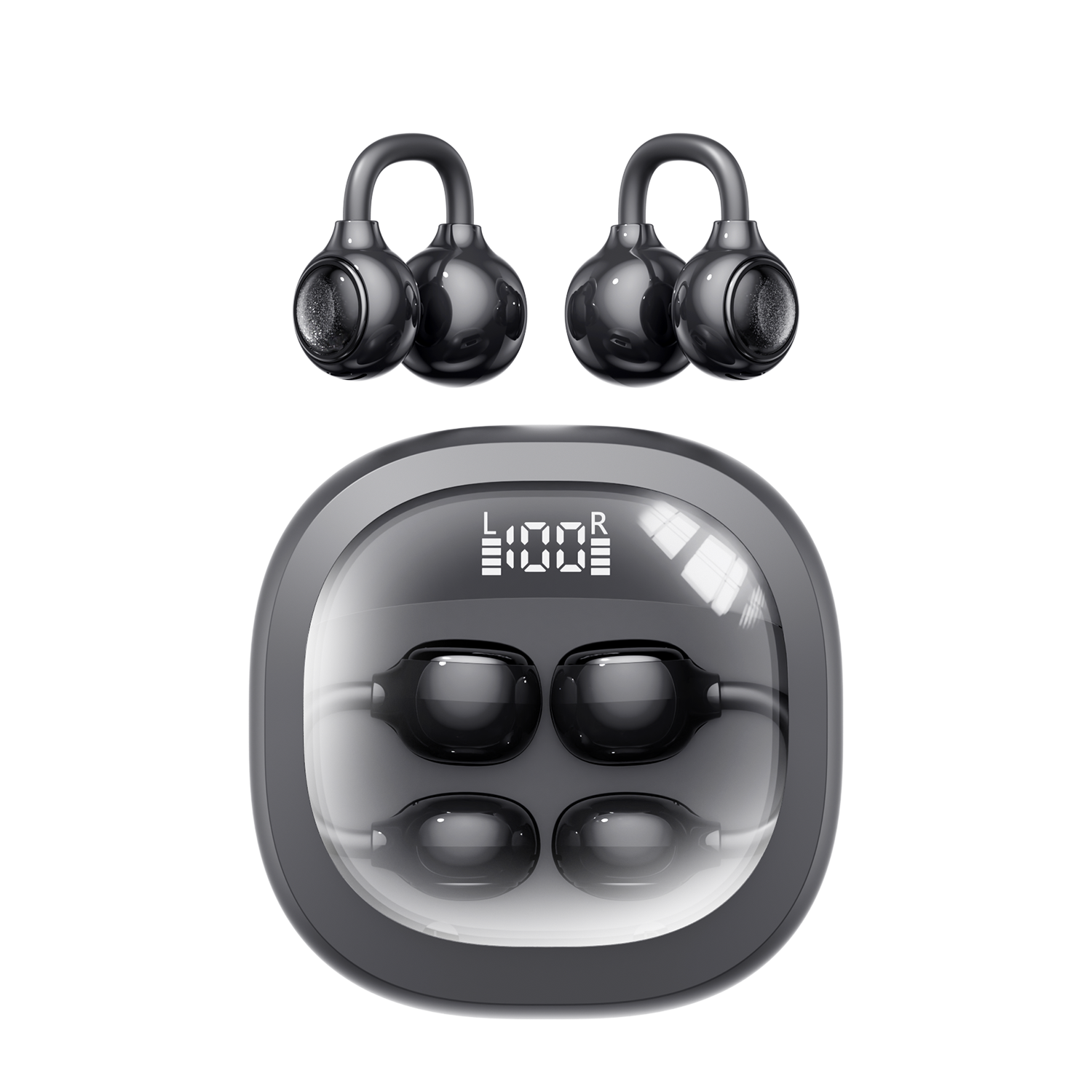 Open-Ear Wireless Earbuds with ENC Noise Reduction Model#M163