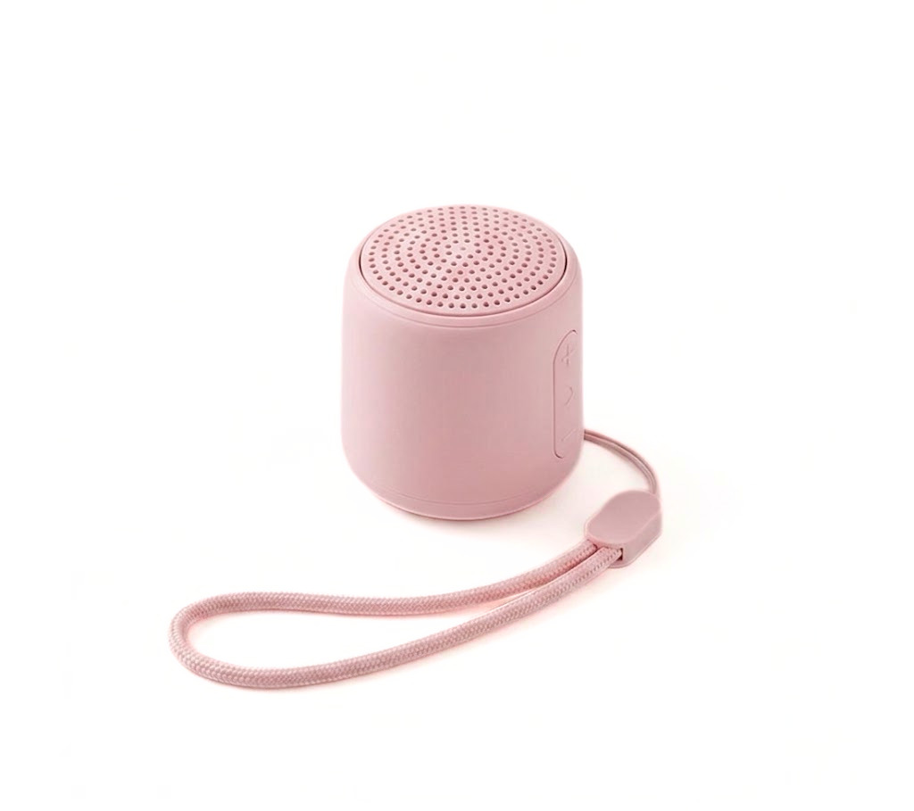 Mini Portable Bluetooth 5.3 Speaker with Deep Bass, 2-10 Hours Playtime, Lightweight Design & Carrying Strap for On-The-Go Audio