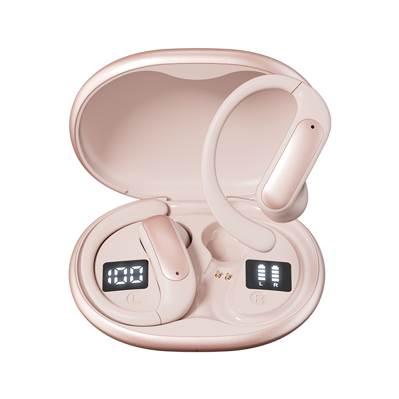 Open-Ear Wireless Bluetooth 5.4 Earbuds with LED Power Display Model#M134