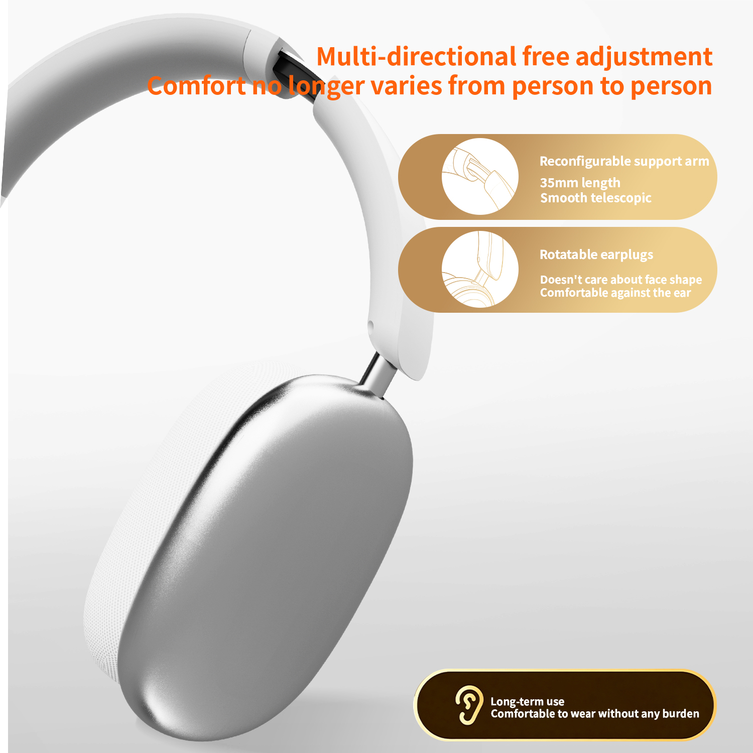 Smart Wireless Bluetooth Headphones - LK65