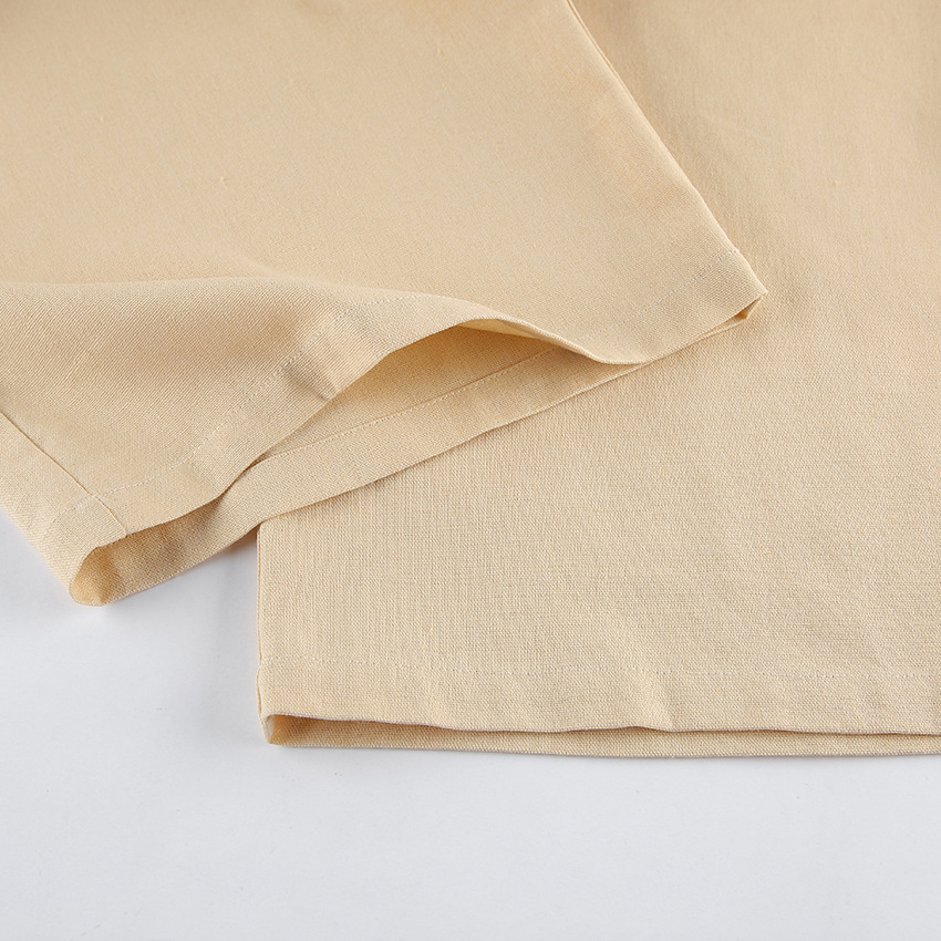 Combinaison beige chic asymétrique à jambes larges