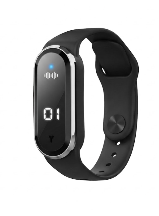 M21 Ultrasonic Mosquito Repellent Bracelet Watch for Kids Adults, Rechargeable Portable Anti-Mosquito Smart Band