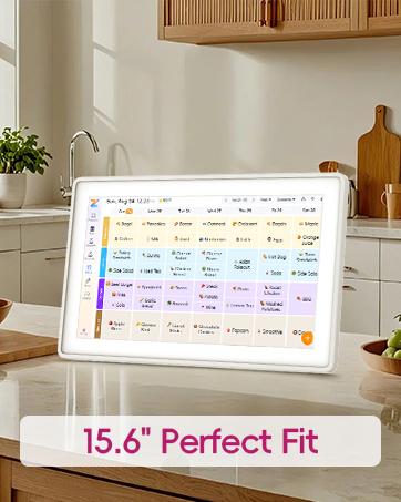 Kinstone 15.6 Inch Smart Family Calendar & Digital Photo Frame