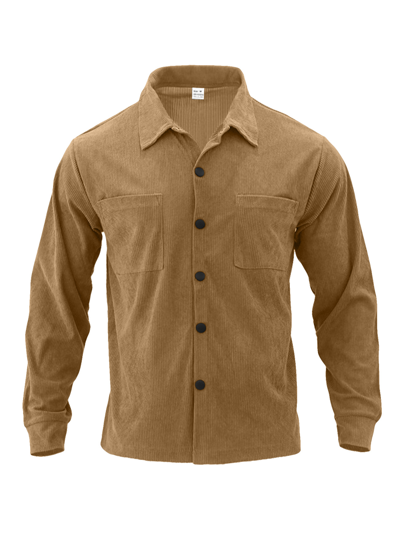 Camicia in velluto a coste con bottoni - Stile casual da lavoro NDF-00017