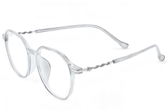 Geometric Grey TR90 Glasses #BS0423-0241