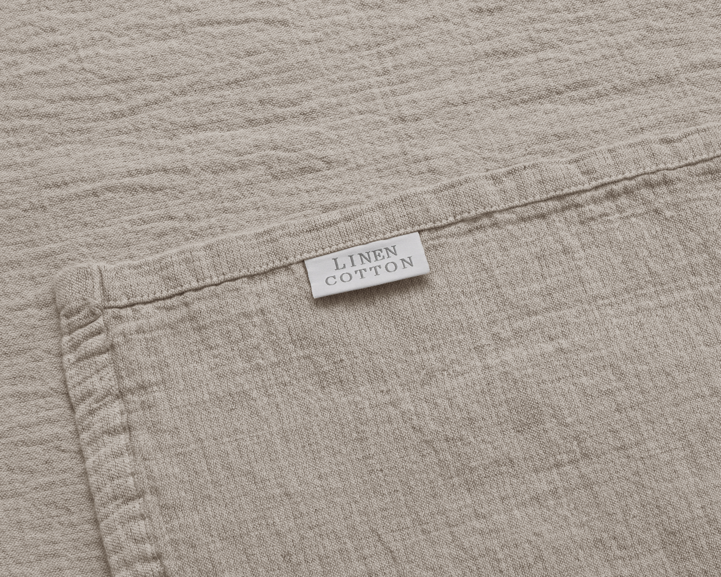 Thickened Cotton Linen Blend Machine Washable Breathable Soft Throw Blanket
