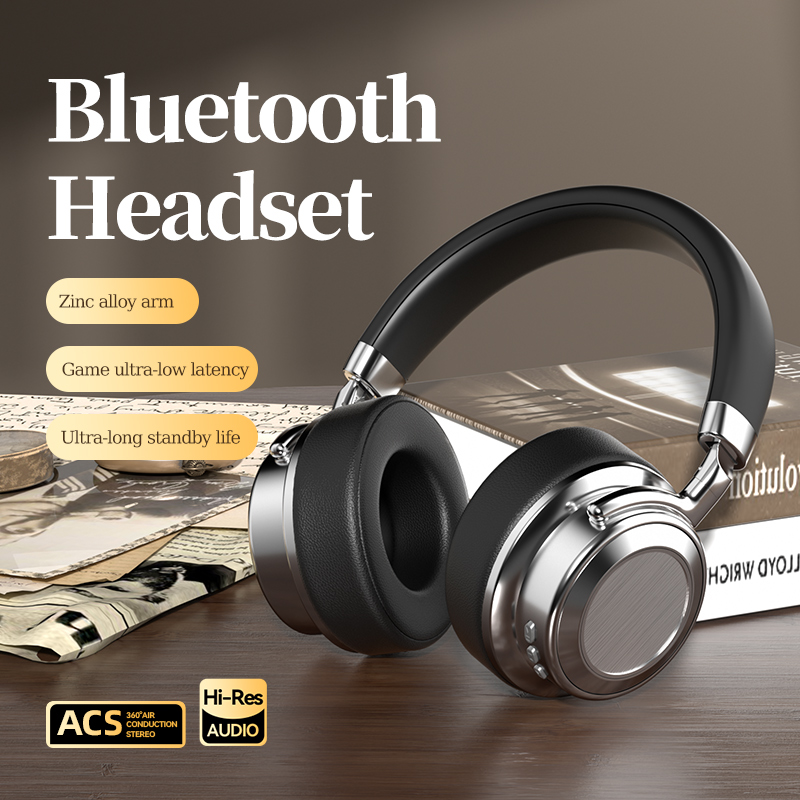 CR-9 Wireless Bluetooth 6.0 Headphones with Hi-Res Audio