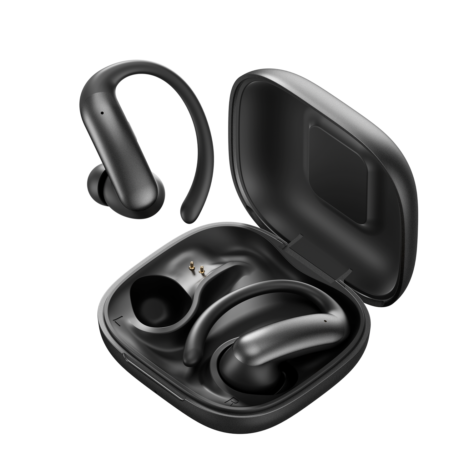 2-in-1 Wireless Earbuds with Built-in LED Makeup Mirror Case Model#M165