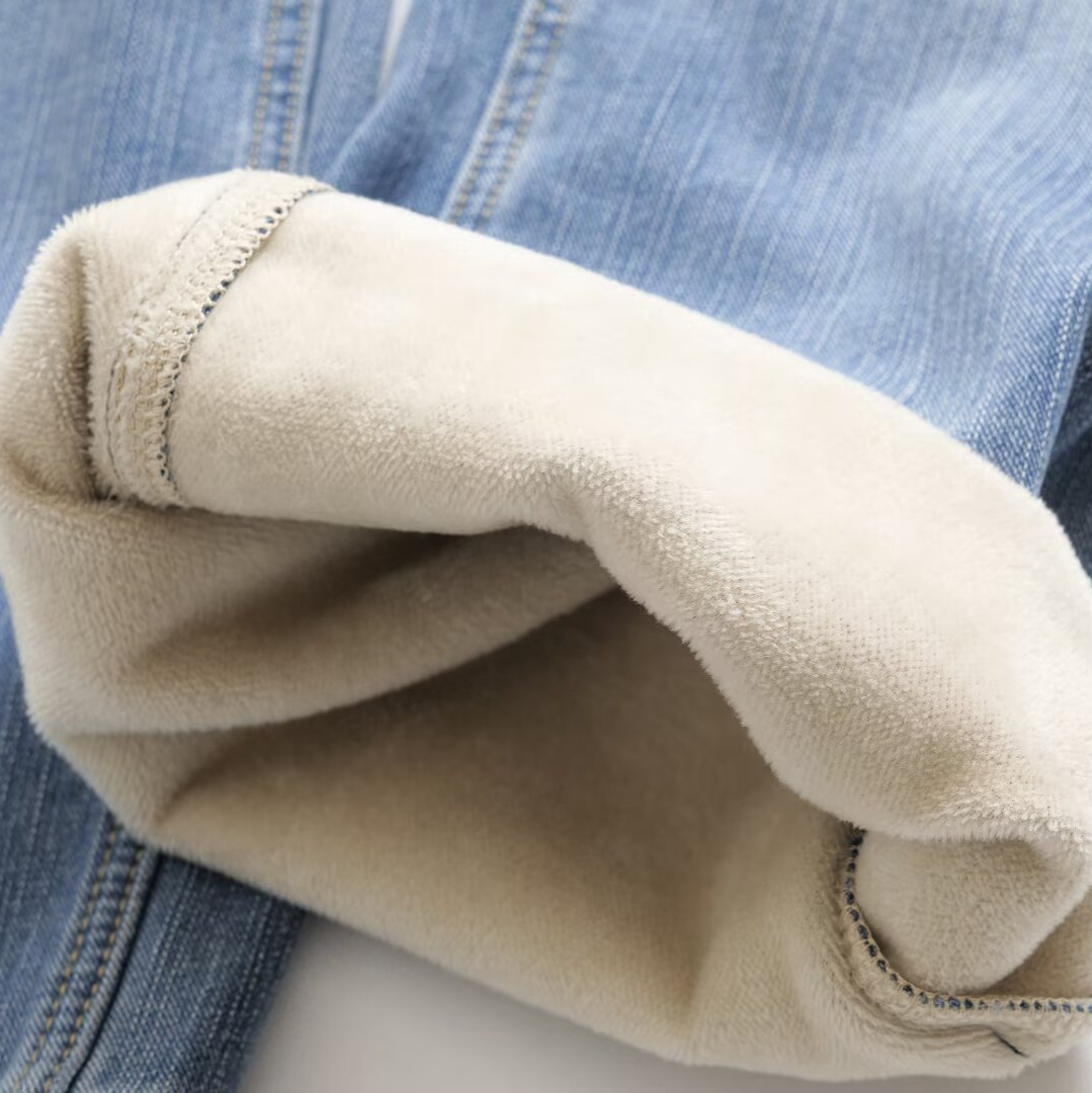 Denim Jeans Fleece Lined - Women's Classic Slim Fit KUN-00014