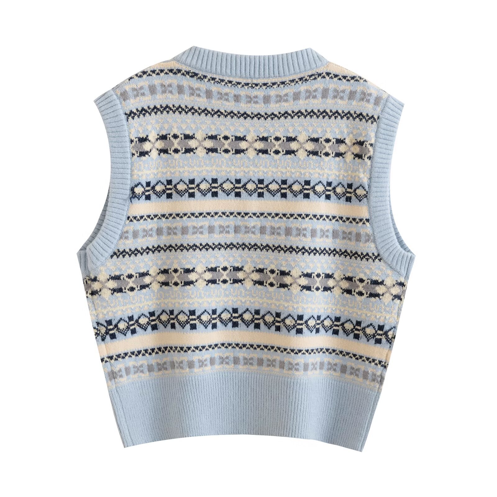 Vest Stylish Retro Sleeveless Top KUN-00037