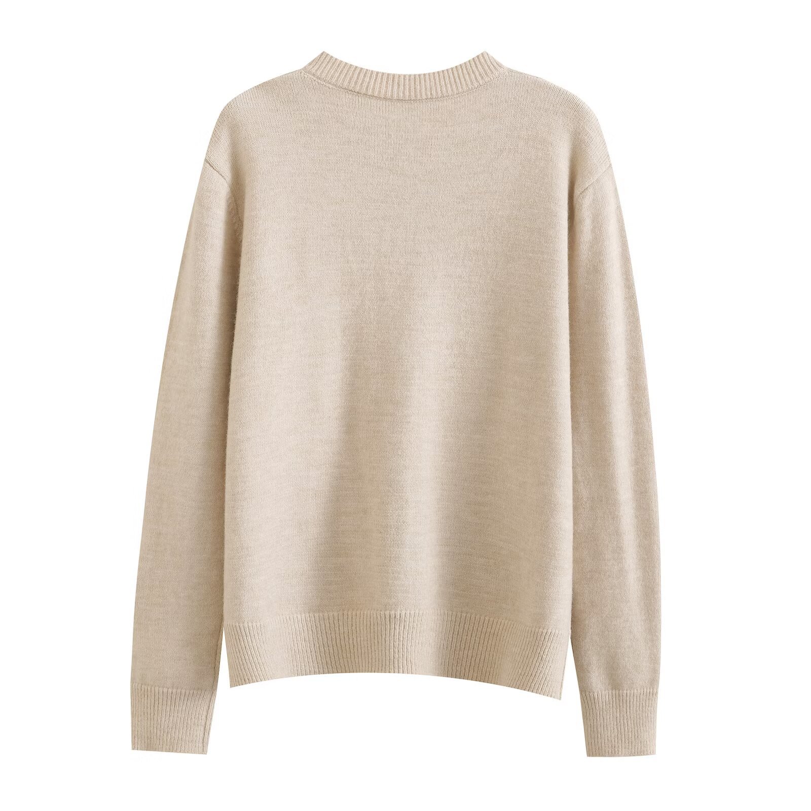 Handmade Diamond Knit Cardigan Sweater KUN-00042