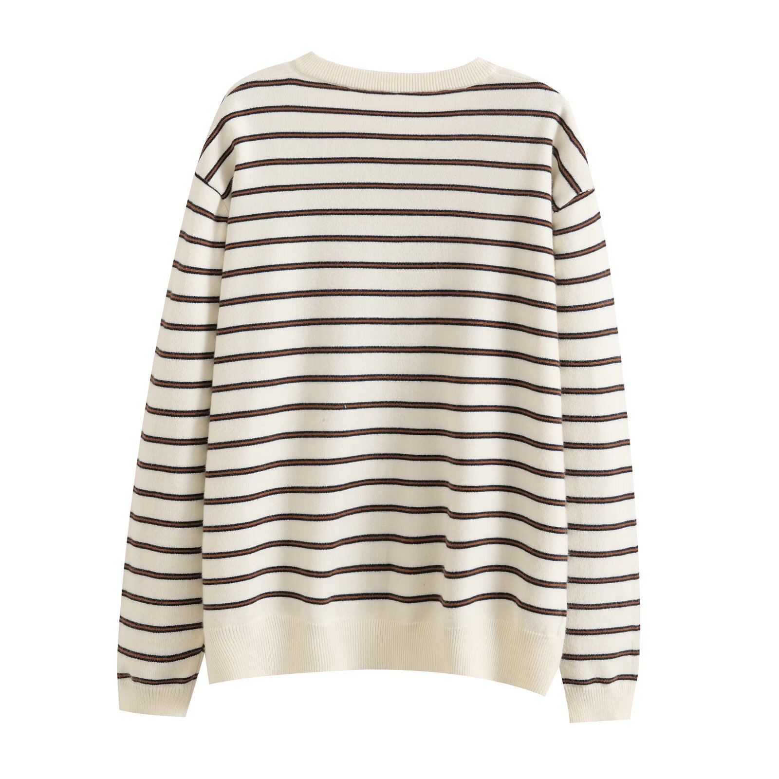 Gestreept vest/trui - Stijlvol casual gebreid kledingstuk voor dames KUN-00040