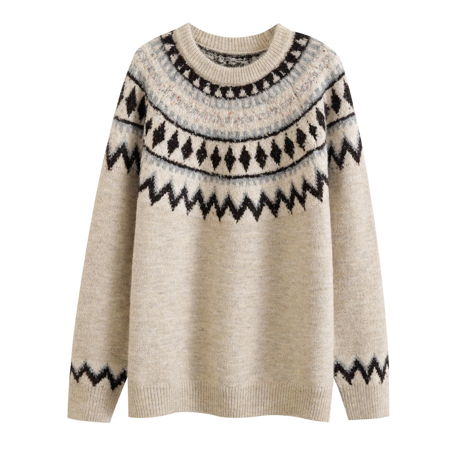 Fair Isle Argyle Sweater Vest - Trendy Casual Knitwear KUN-00047