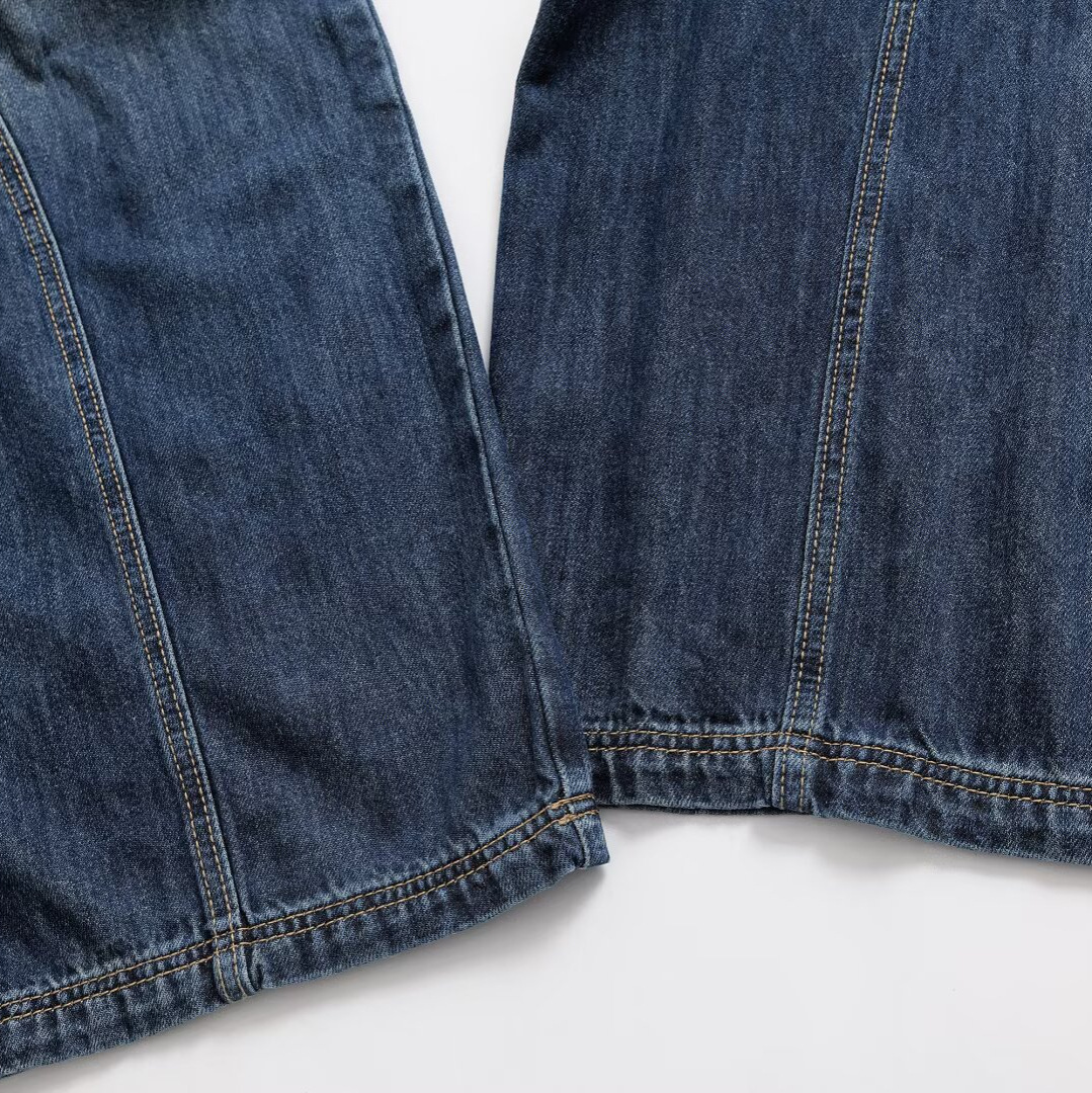 Women's Wide Leg Pants Patchwork Loose Fit KUN-00018