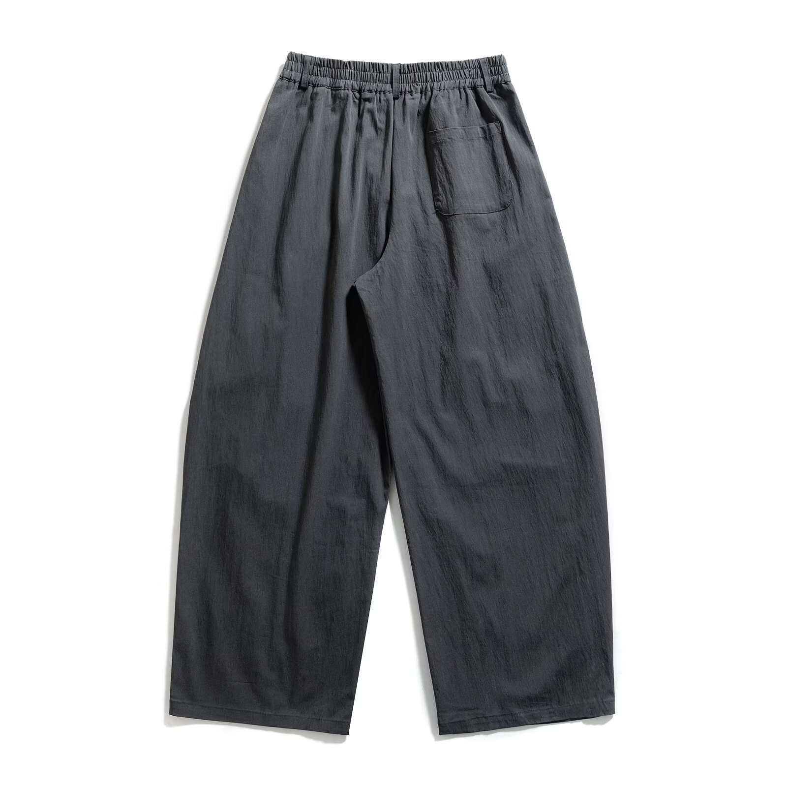 Pantalones anchos para mujer, cintura elástica, estilo casual, elegante, KUN-00008