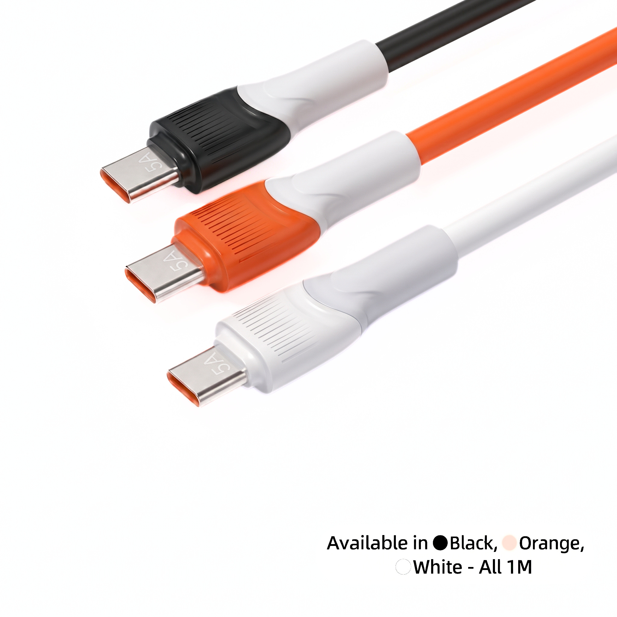 66W Thick Copper Core USB Cable, TPE Fast Charging Data Cord for Enhanced Durability