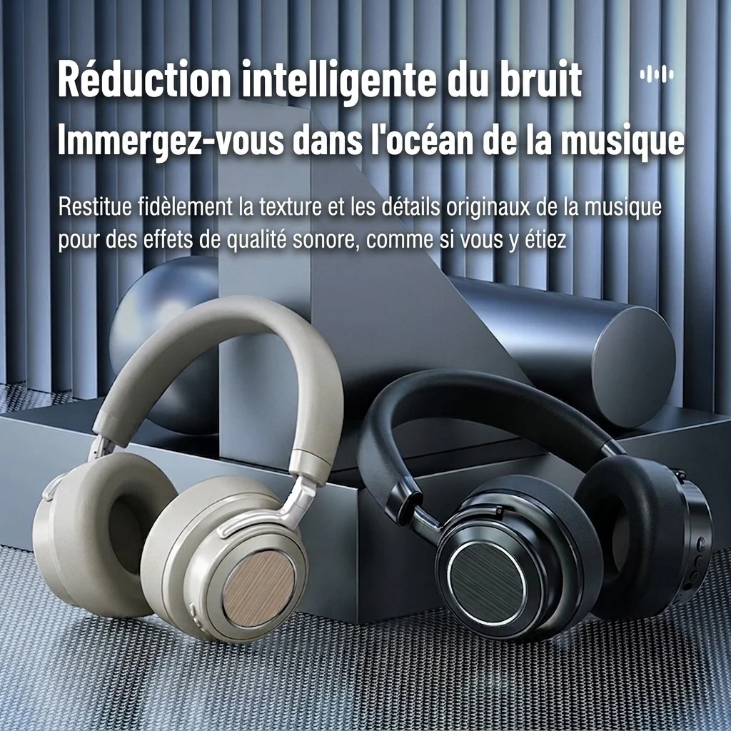 Casque sans fil à réduction de bruit - Bluetooth 6.0