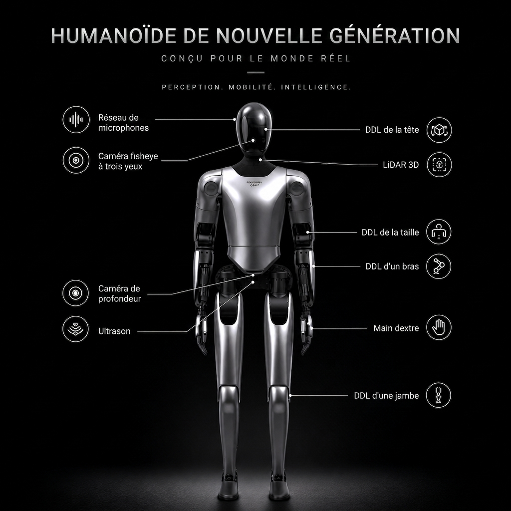 Robot humanoïde IA Base Tiangong Walker #41200001