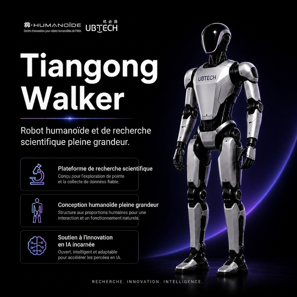 Robot humanoïde IA Base Tiangong Walker #41200001