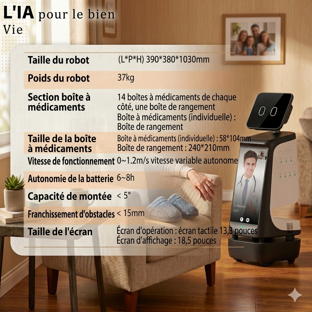 Robot de gestion de la santé familiale Robin AI #41200002