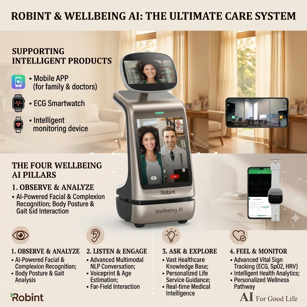 Robin AI Family Health Management Robot #41200002