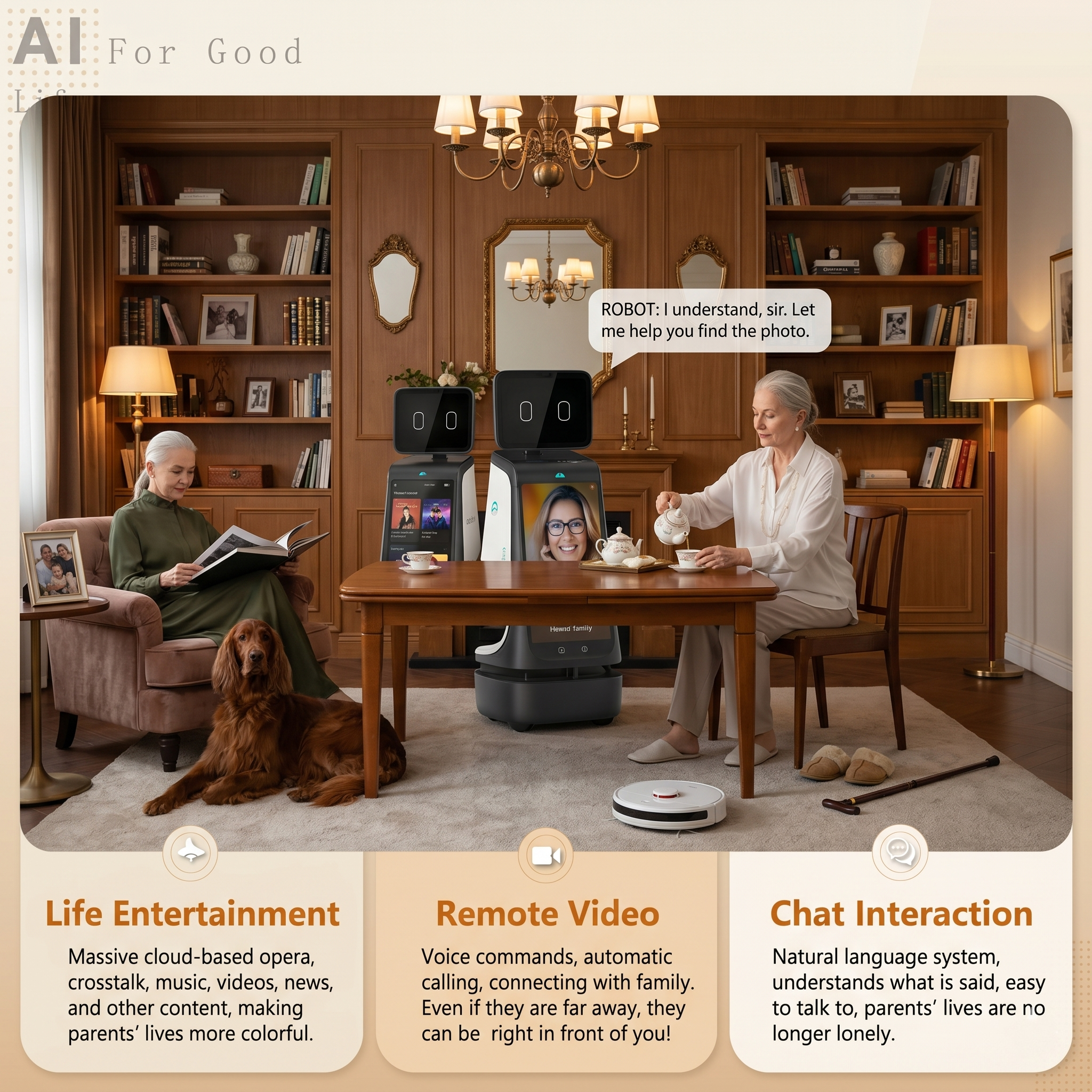 Robin AI Family Health Management Robot #41200002