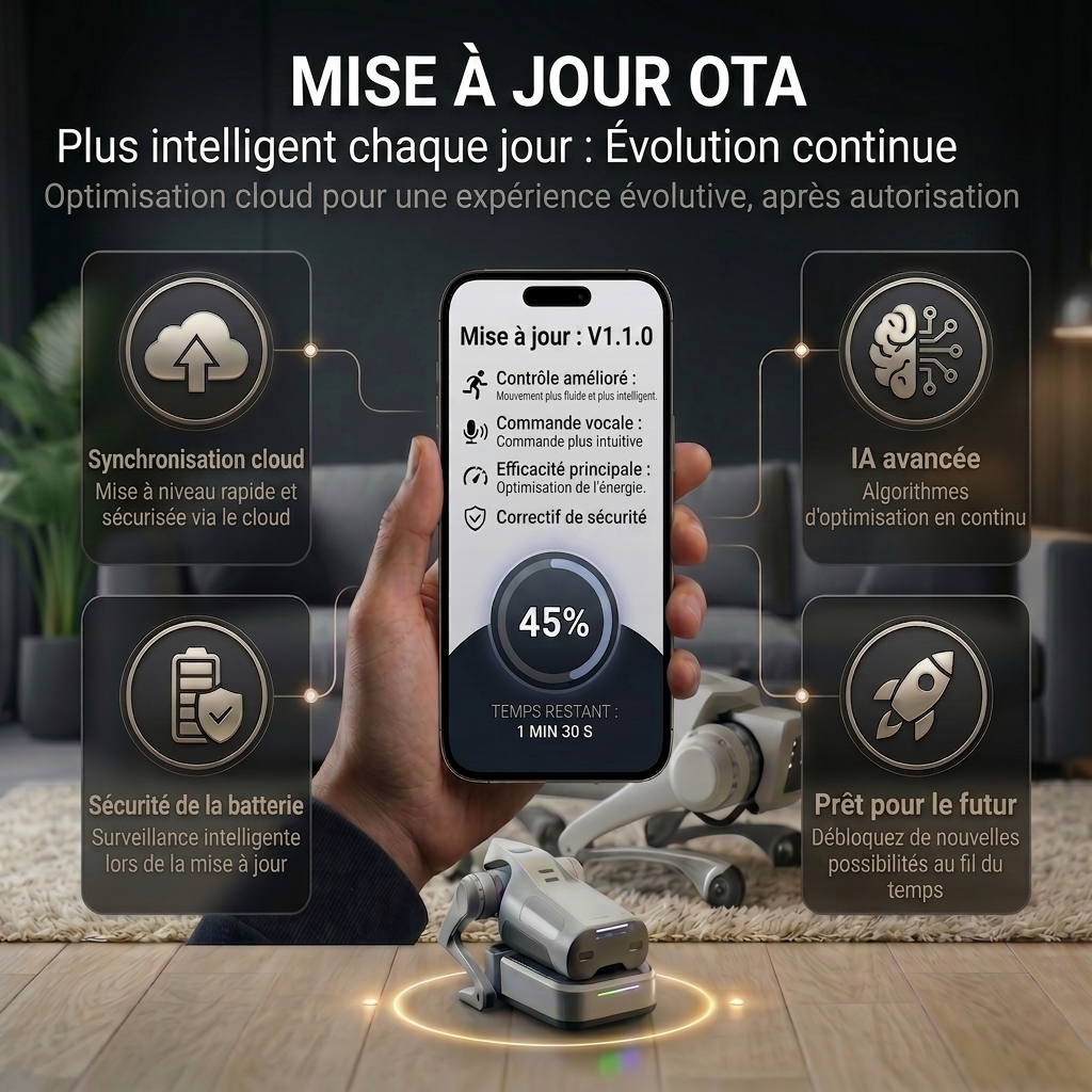 Go2 Pro Chien Robotique IA Suivi Intelligent 4G eSIM #41200006
