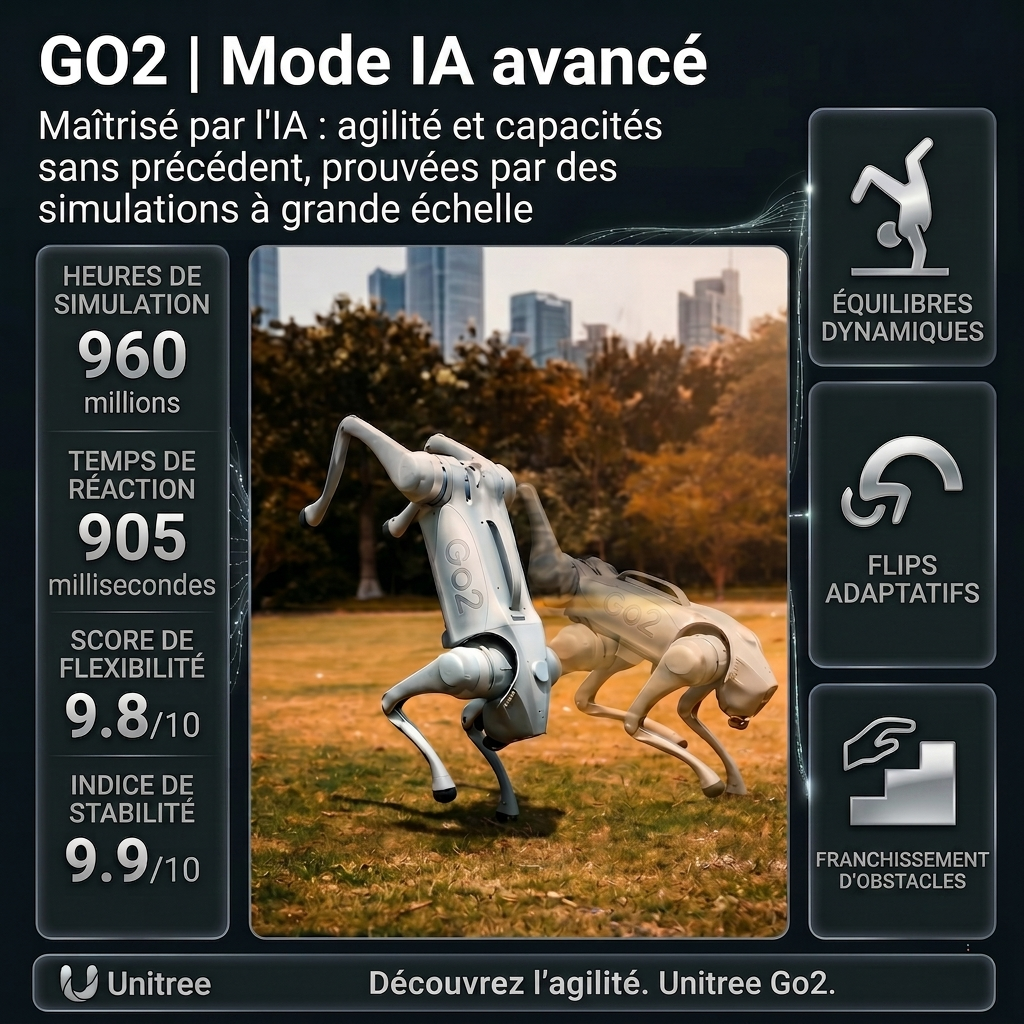 Go2 Pro Chien Robotique IA Suivi Intelligent 4G eSIM #41200006