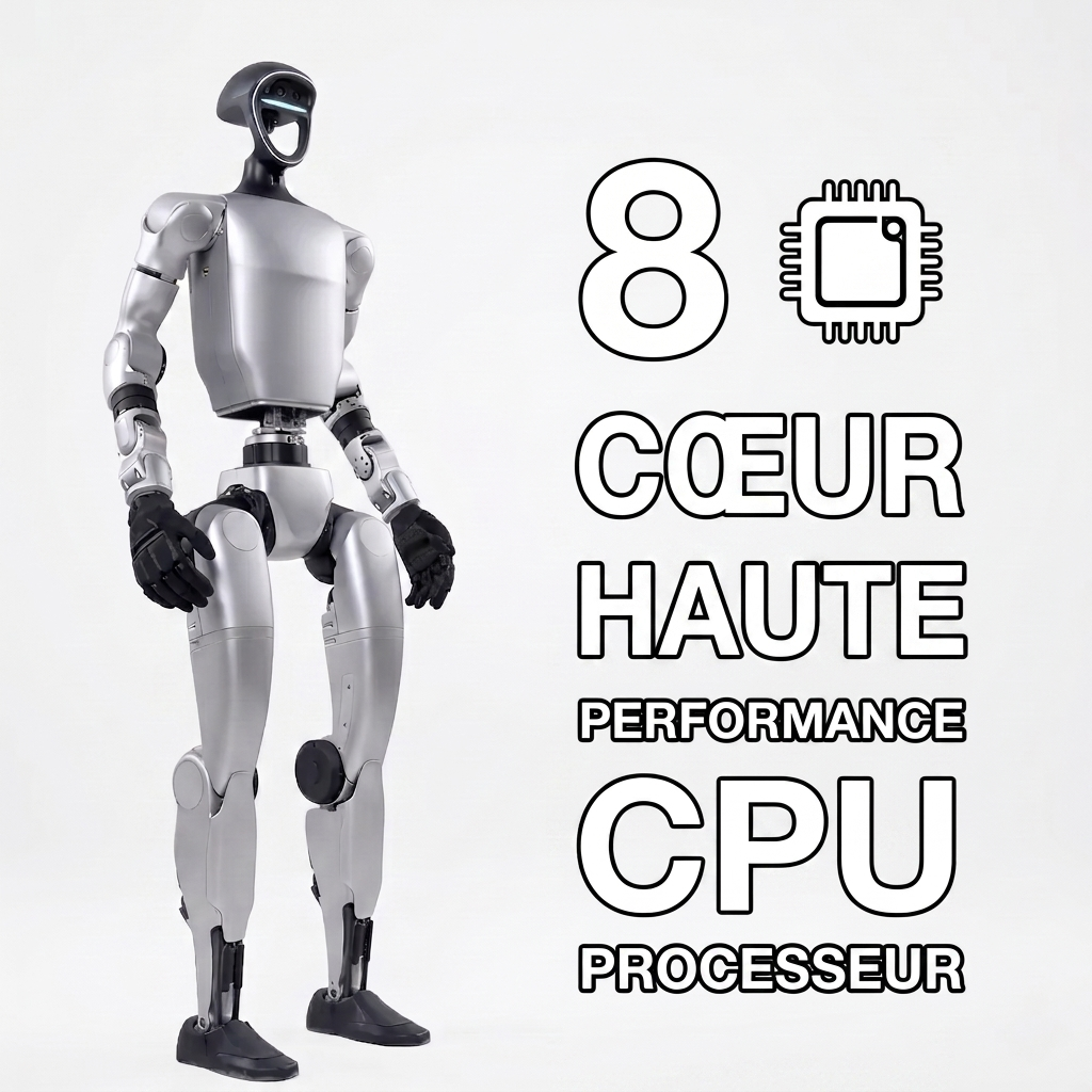 Robot humanoïde basique Unitree G1 1,3 m 35 kg #41200004