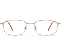 BS2012-0421_Golden_Rectangular_Metal_Glasses_front