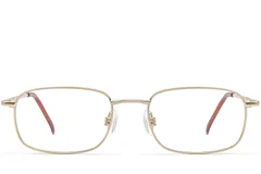 BS2012-0421_Golden_Rectangular_Metal_Glasses_front