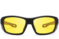 BS0205-0067_Yellow_Rectangular_TR90_Sunglasses_front