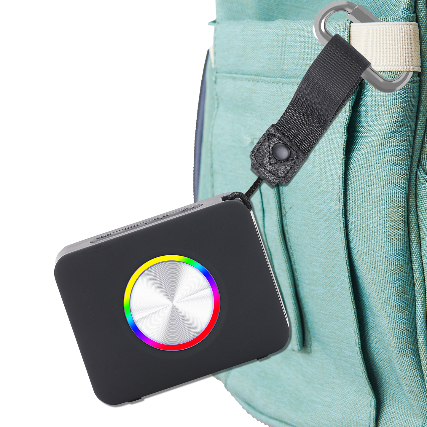Portable Bluetooth Speaker with RGB Light & IPX5 Waterproof