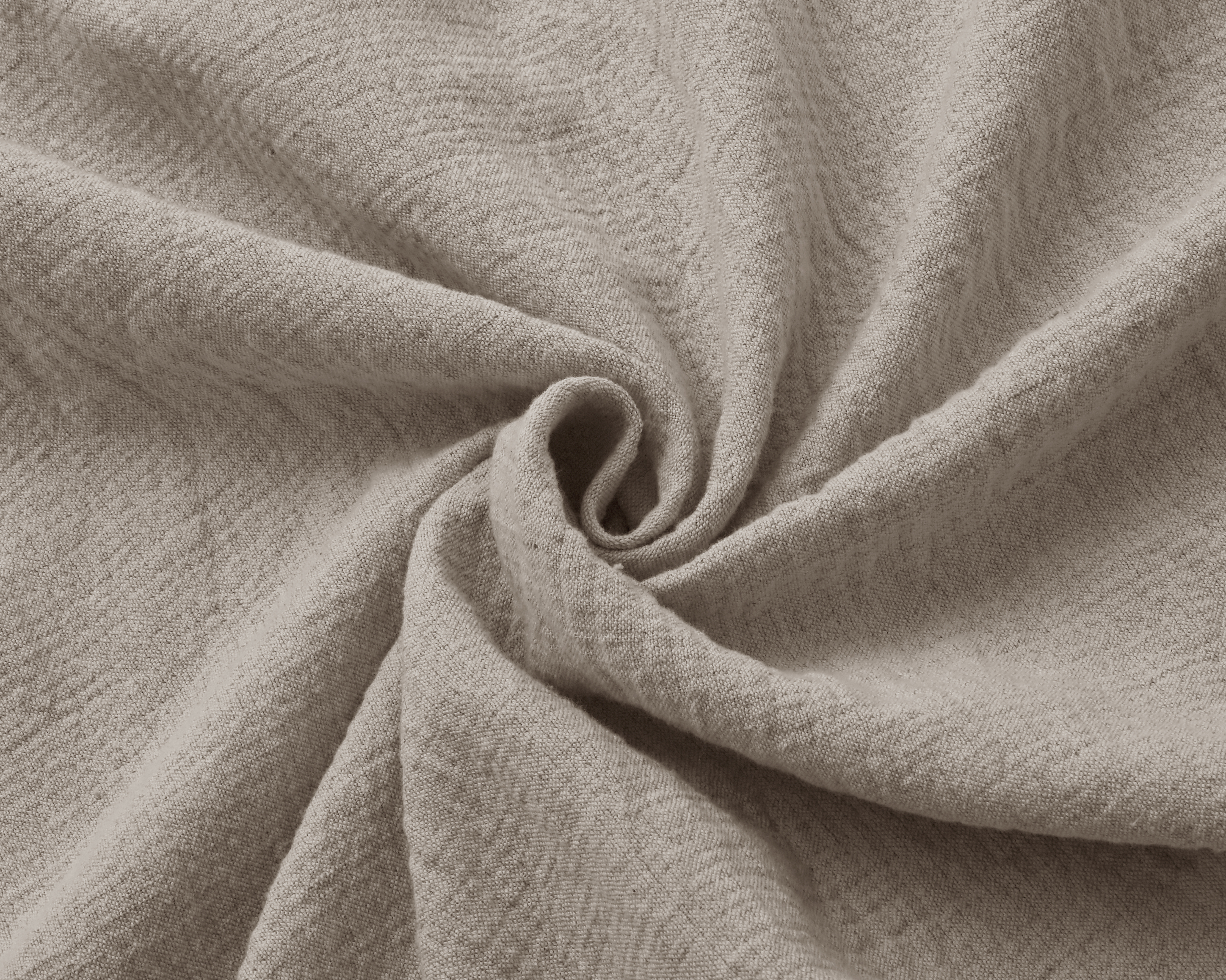 Thickened Cotton Linen Blend Machine Washable Breathable Soft Throw Blanket