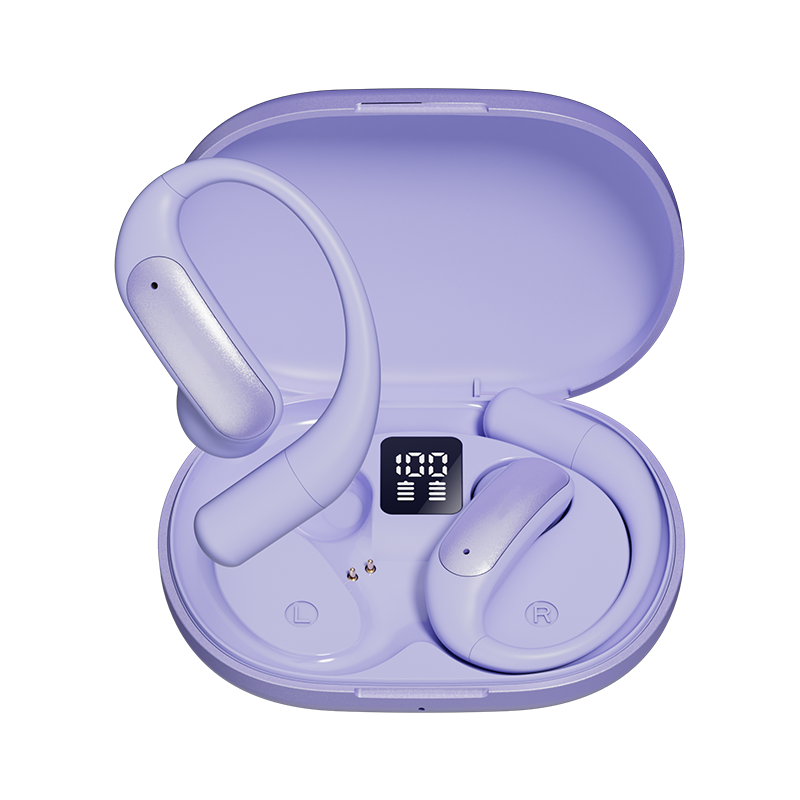 Open-Ear Wireless Bluetooth 5.4 Earbuds with LED Display Model#M127