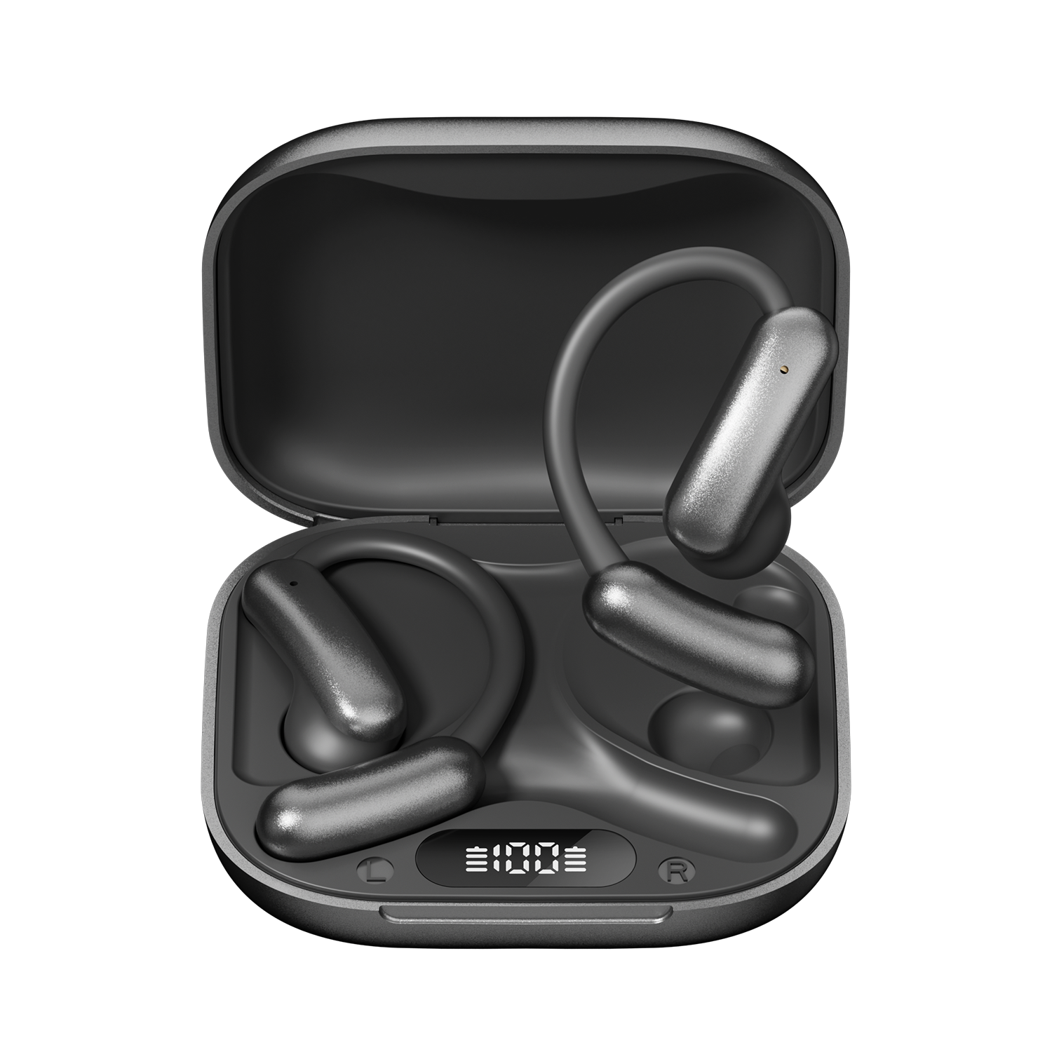 Open Ear Wireless Earbuds with LED Battery Display Model#M139