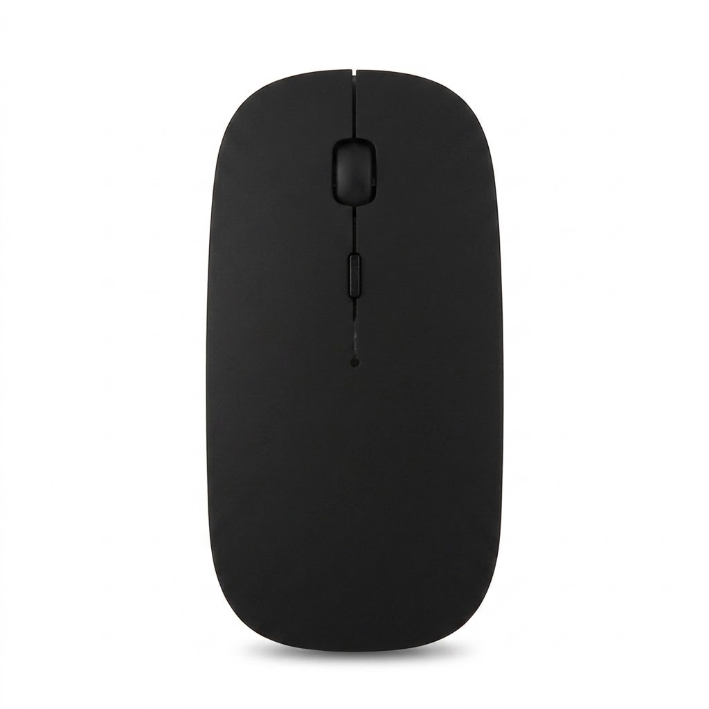 Silent Dual-Mode Wireless Mouse, Bluetooth & 2.4G Connectivity with Adjustable DPI