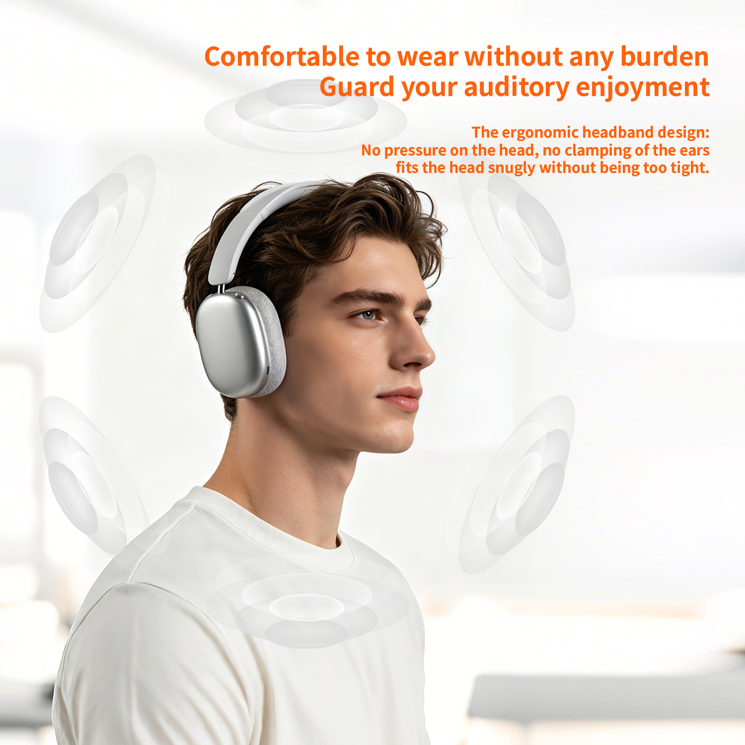Smart Wireless Bluetooth Headphones - LK65