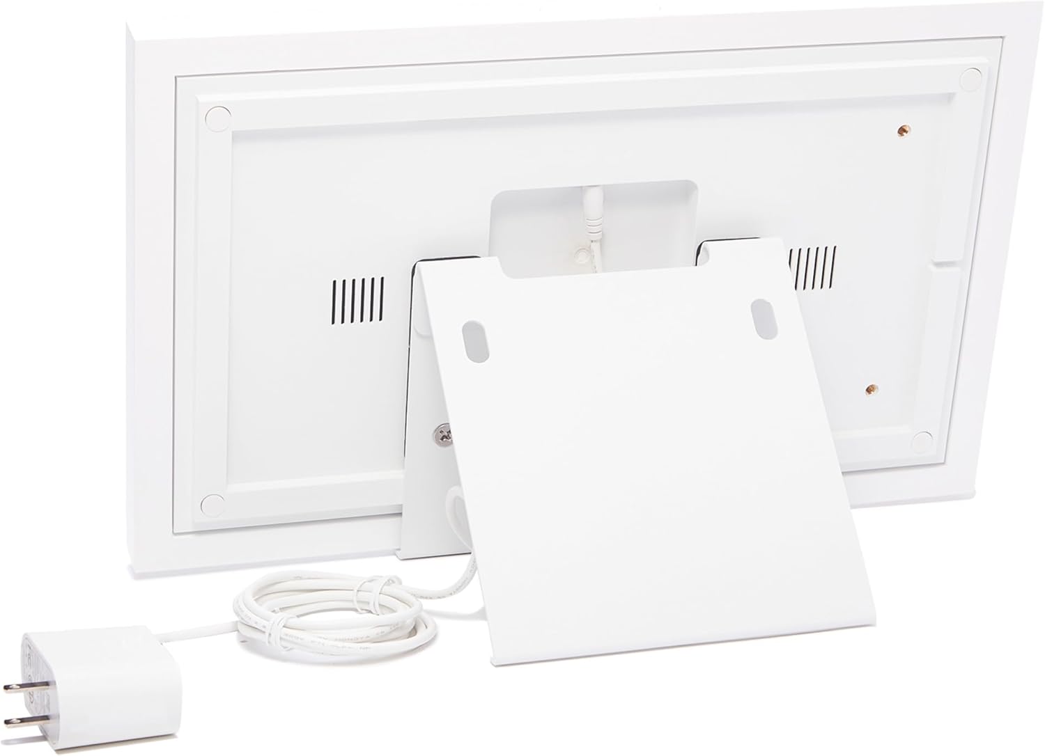 Smart Digital Calendar & Photo Frame - Family Organizer with Schedule Sync, Task Management, Vibrant Display, White