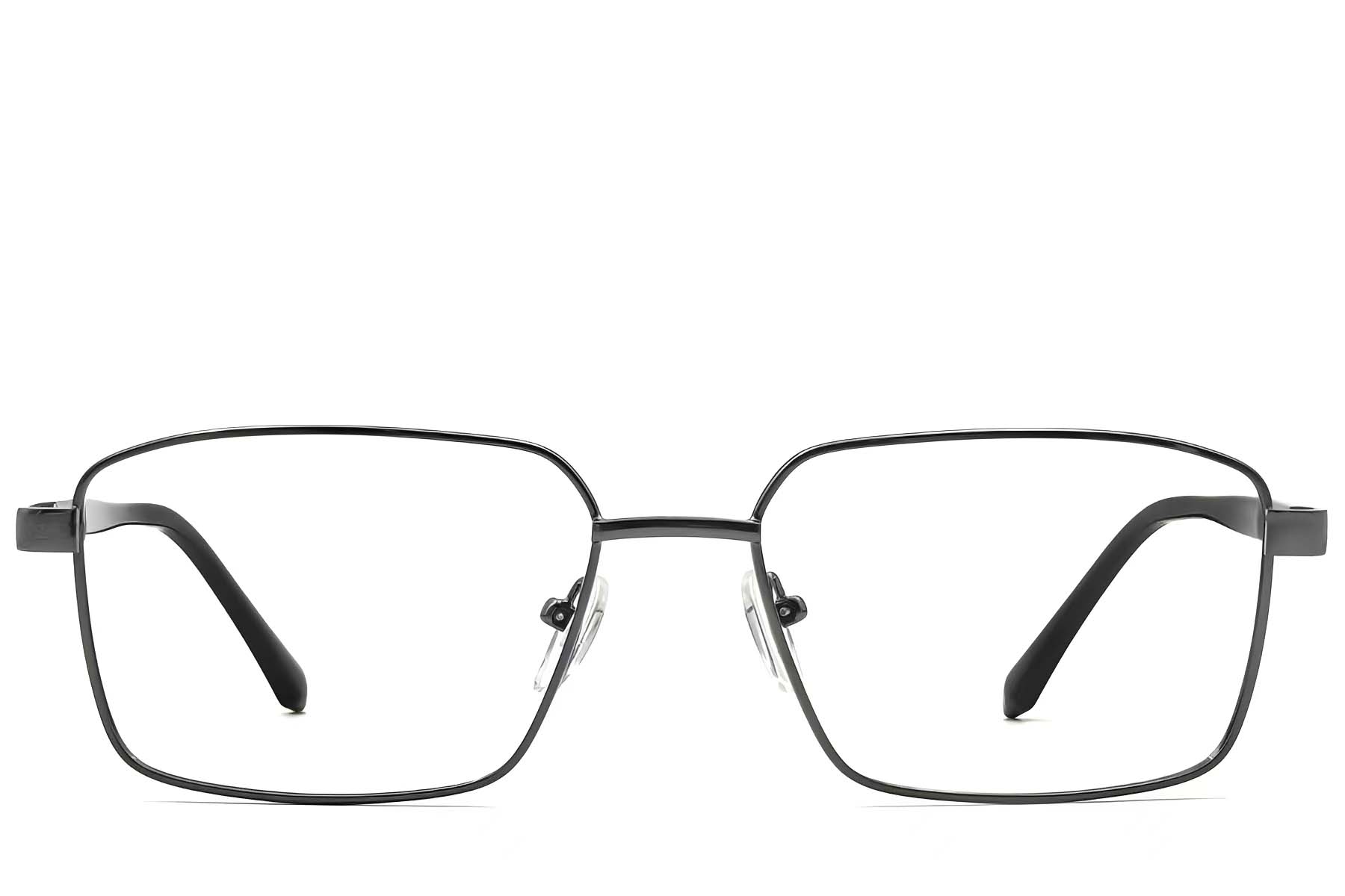 BS2012-1042_Grey_Rectangular_Metal_Glasses_front