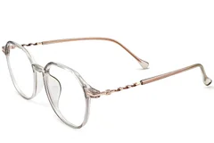 Lunettes géométriques grises TR90 #BS0423-0244