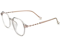 Geometric Grey TR90 Glasses #BS0423-0244