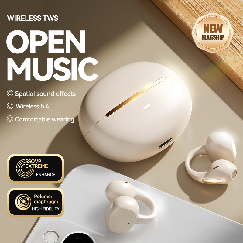 Open-Ear Wireless Bluetooth Earbuds - Panoramic Sound Model#M136